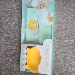 Owl & Coo Baby Silicone Feeding Set